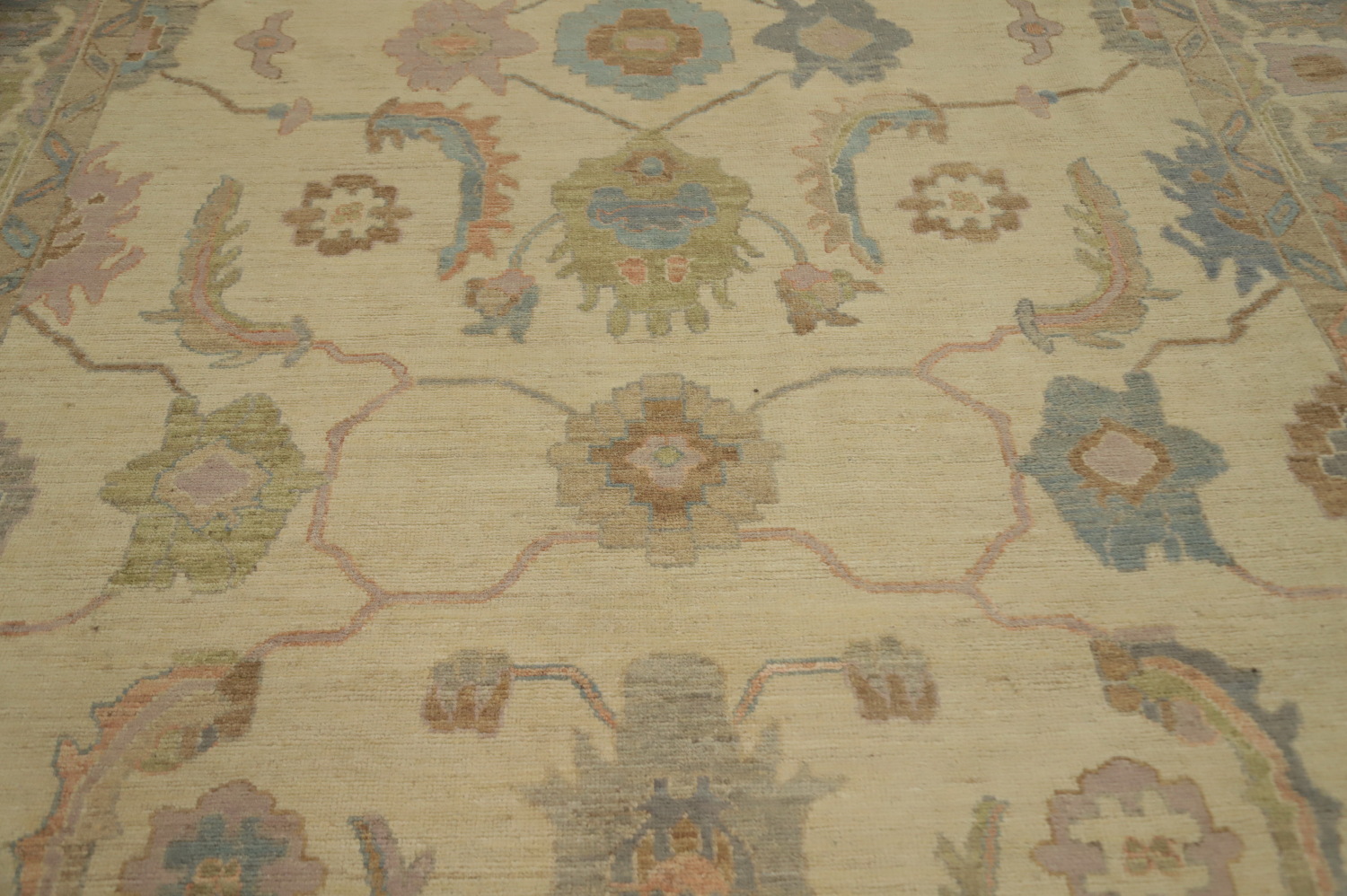 Handmade Oushak Vegetable Dye Area Rug 8x10