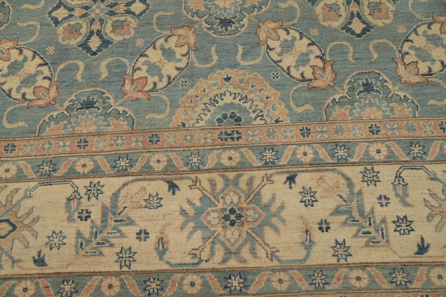 Vegetable Dye Kazak Handmade Large Rug 10x14