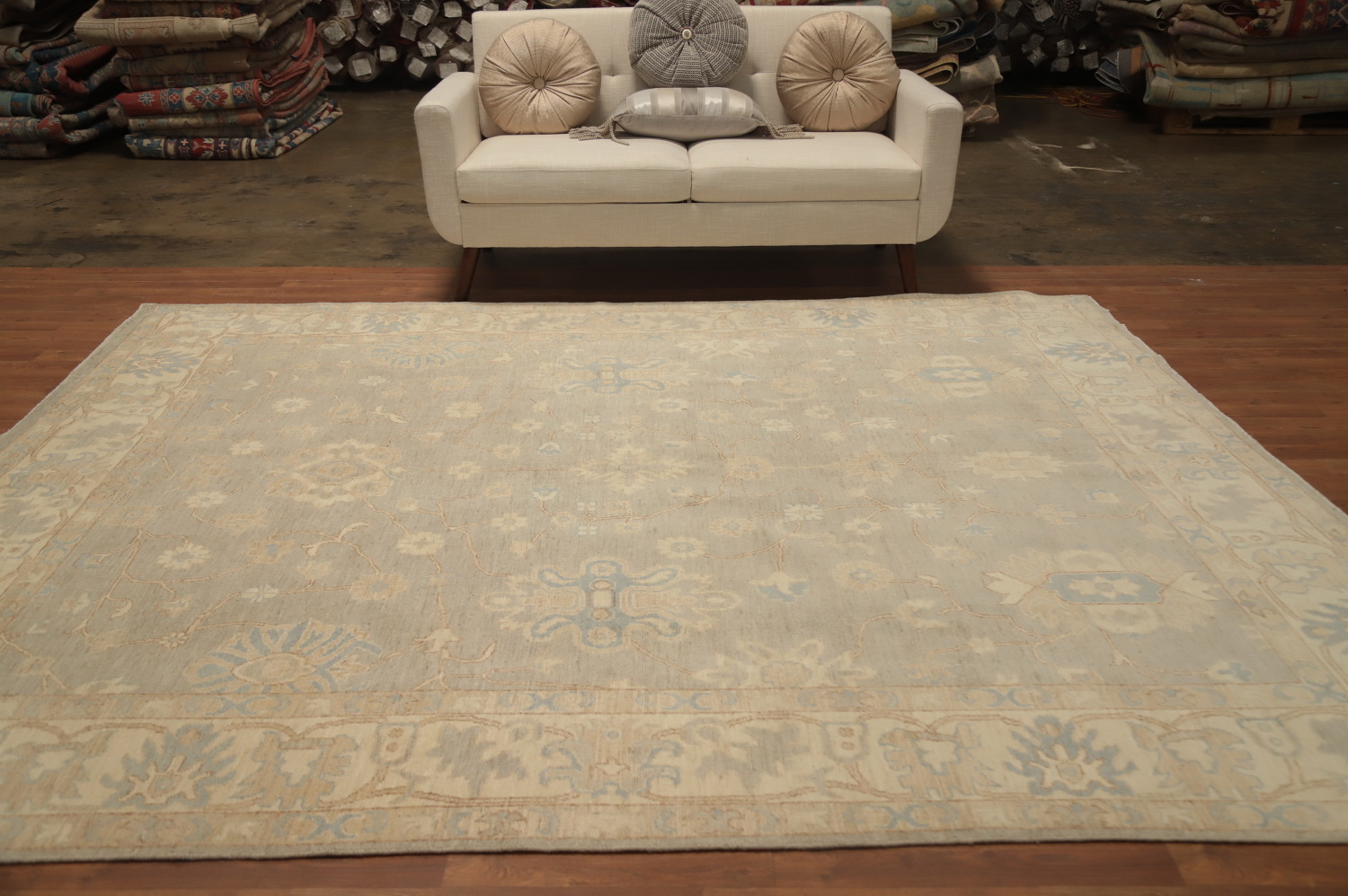 Vegetable Dye Oushak Oriental Area Rug 8x10