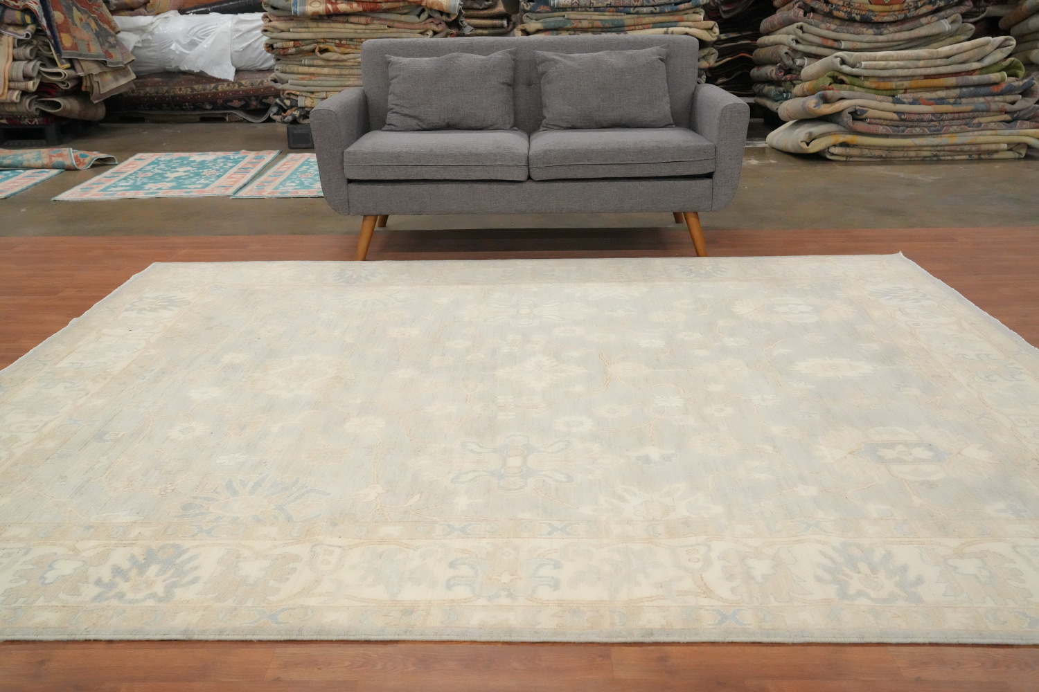 Vegetable Dye Oushak Handmade Area Rug 8x10