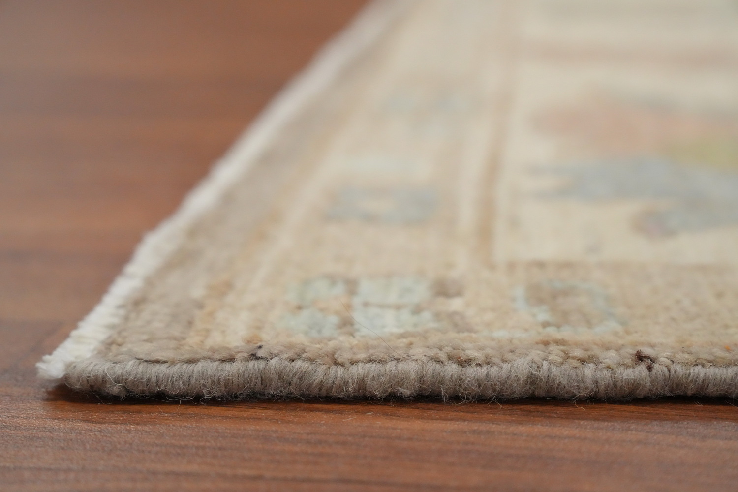 Vegetable Dye Brown Oushak Handmade Area Rug 8x9