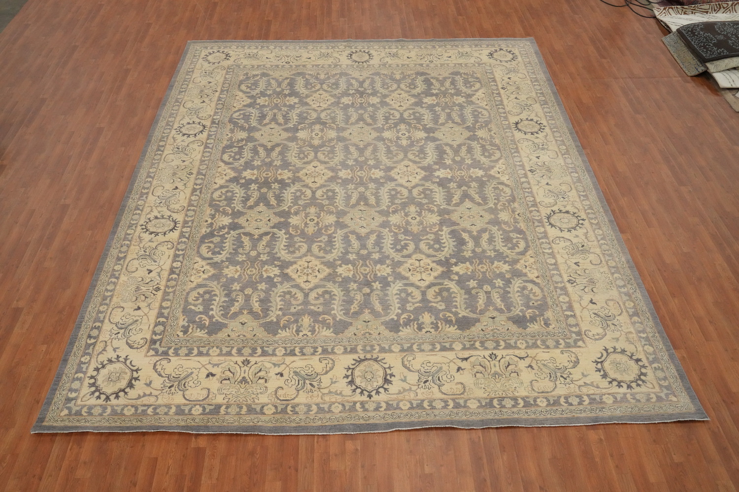 Vegetable Dye Oushak Oriental Large Rug 12x14