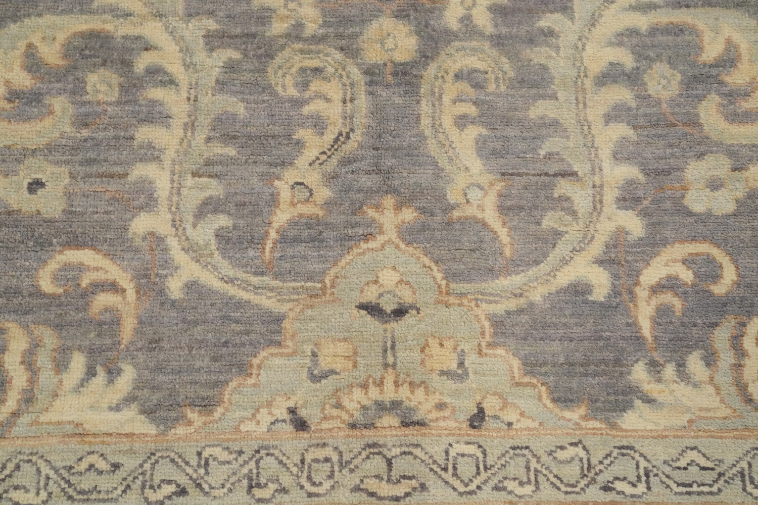 Vegetable Dye Oushak Oriental Large Rug 12x14