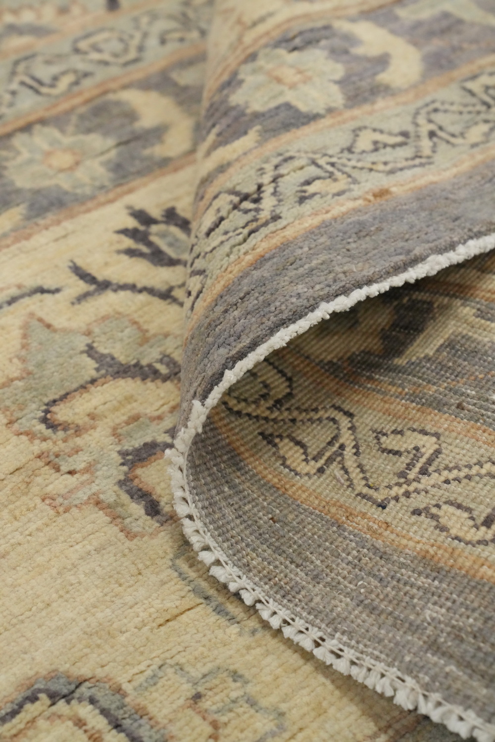 Vegetable Dye Oushak Oriental Large Rug 12x14