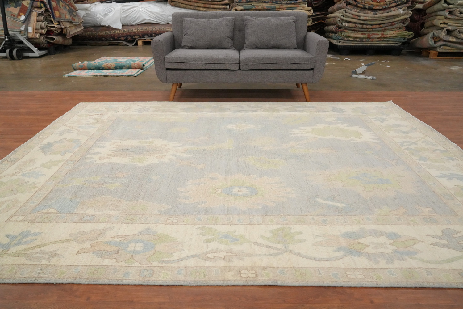 Handmade Oushak Vegetable Dye Area Rug 8x10
