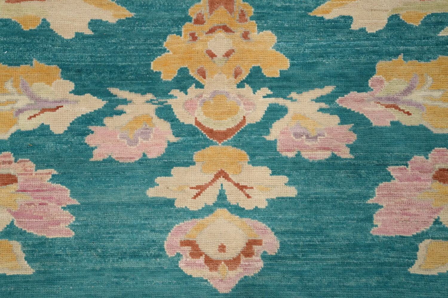 Vegetable Dye Wool Kazak Large Area Rug 10x12