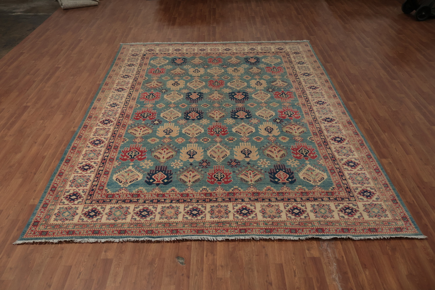 Vegetable Dye Kazak Large Area Rug 9x12