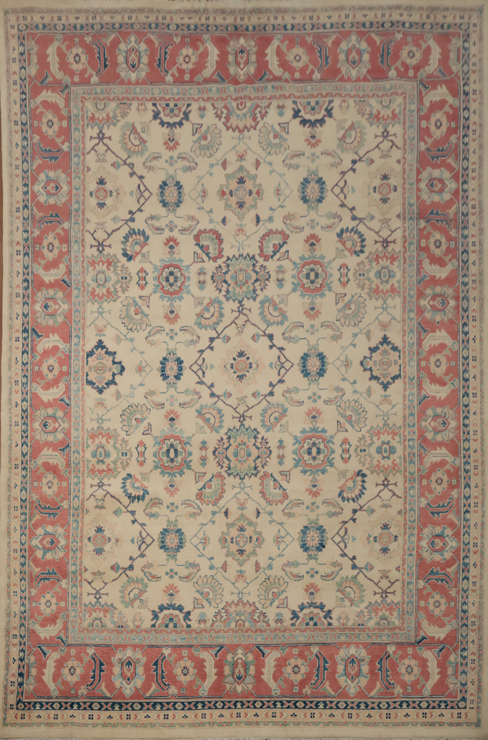 Handmade Kazak Vegetable Dye Area Rug 9x12