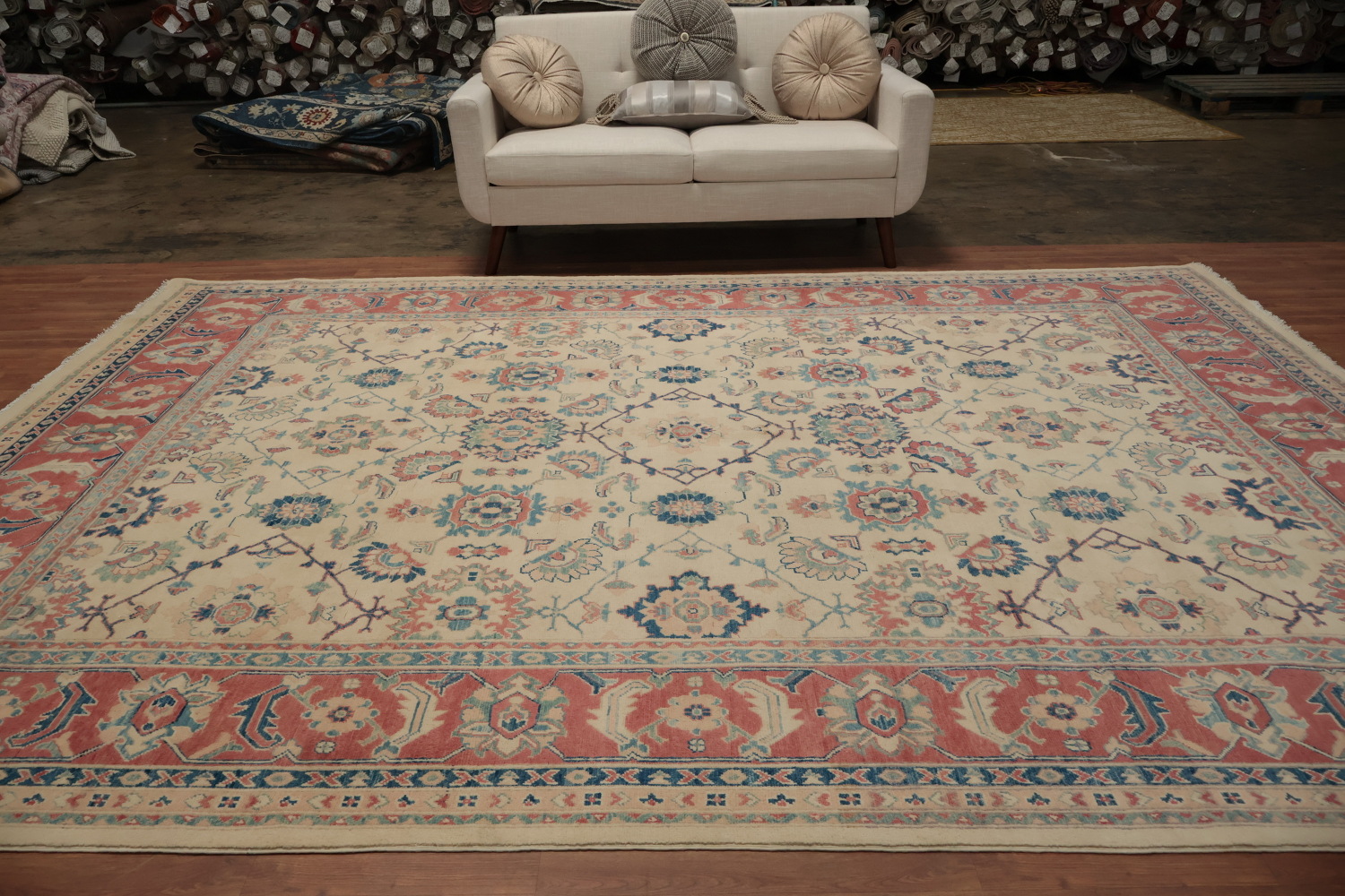 Handmade Kazak Vegetable Dye Area Rug 9x12