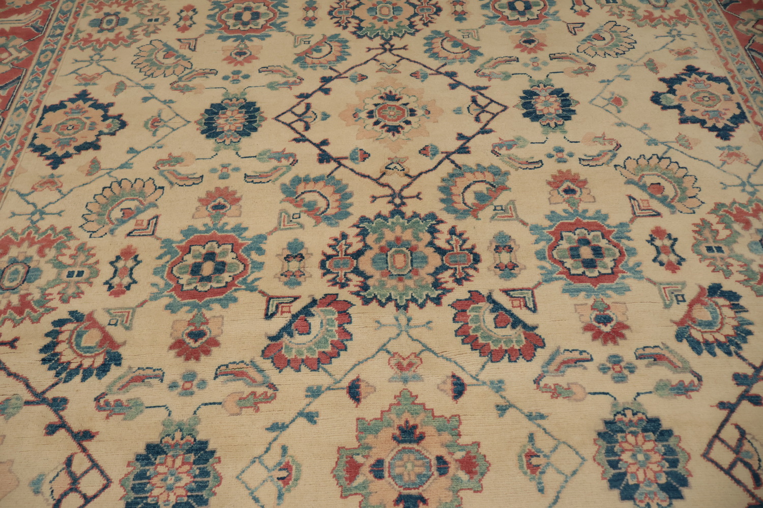 Handmade Kazak Vegetable Dye Area Rug 9x12