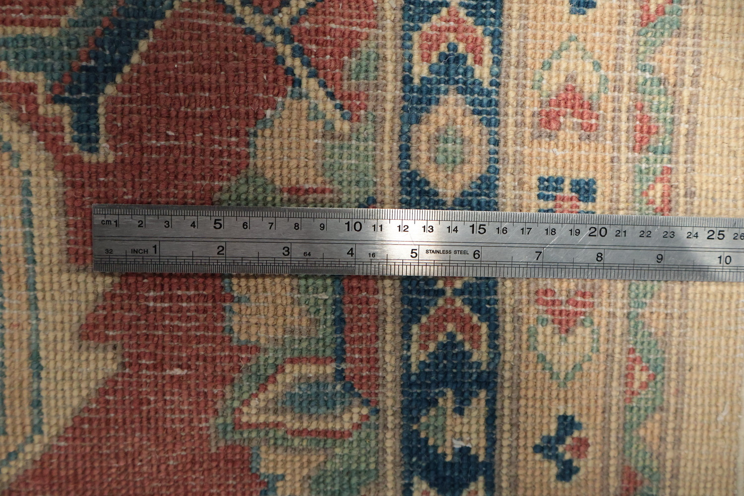 Handmade Kazak Vegetable Dye Area Rug 9x12