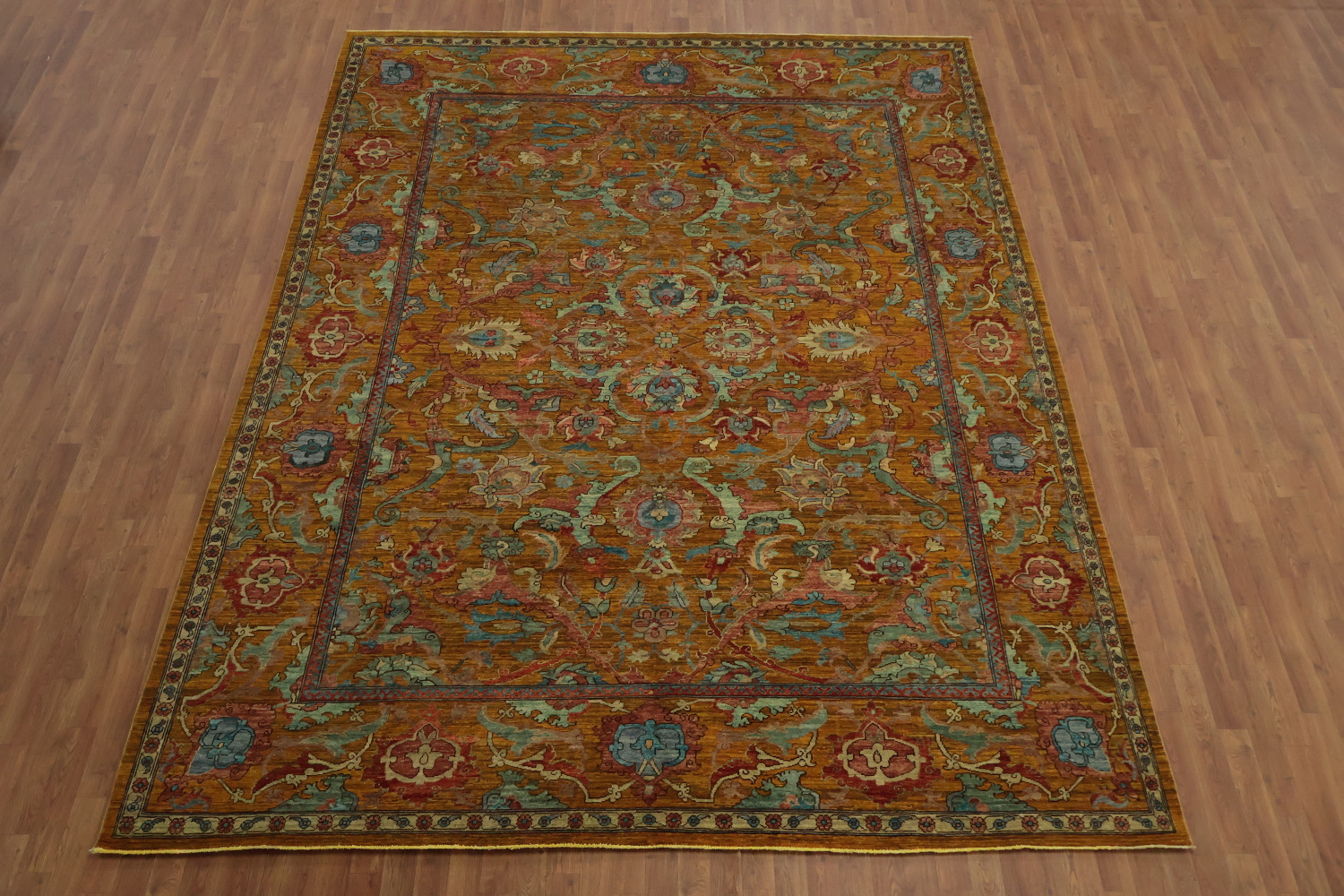 Vegetable Dye Ziegler Wool Large Area Rug 9x12