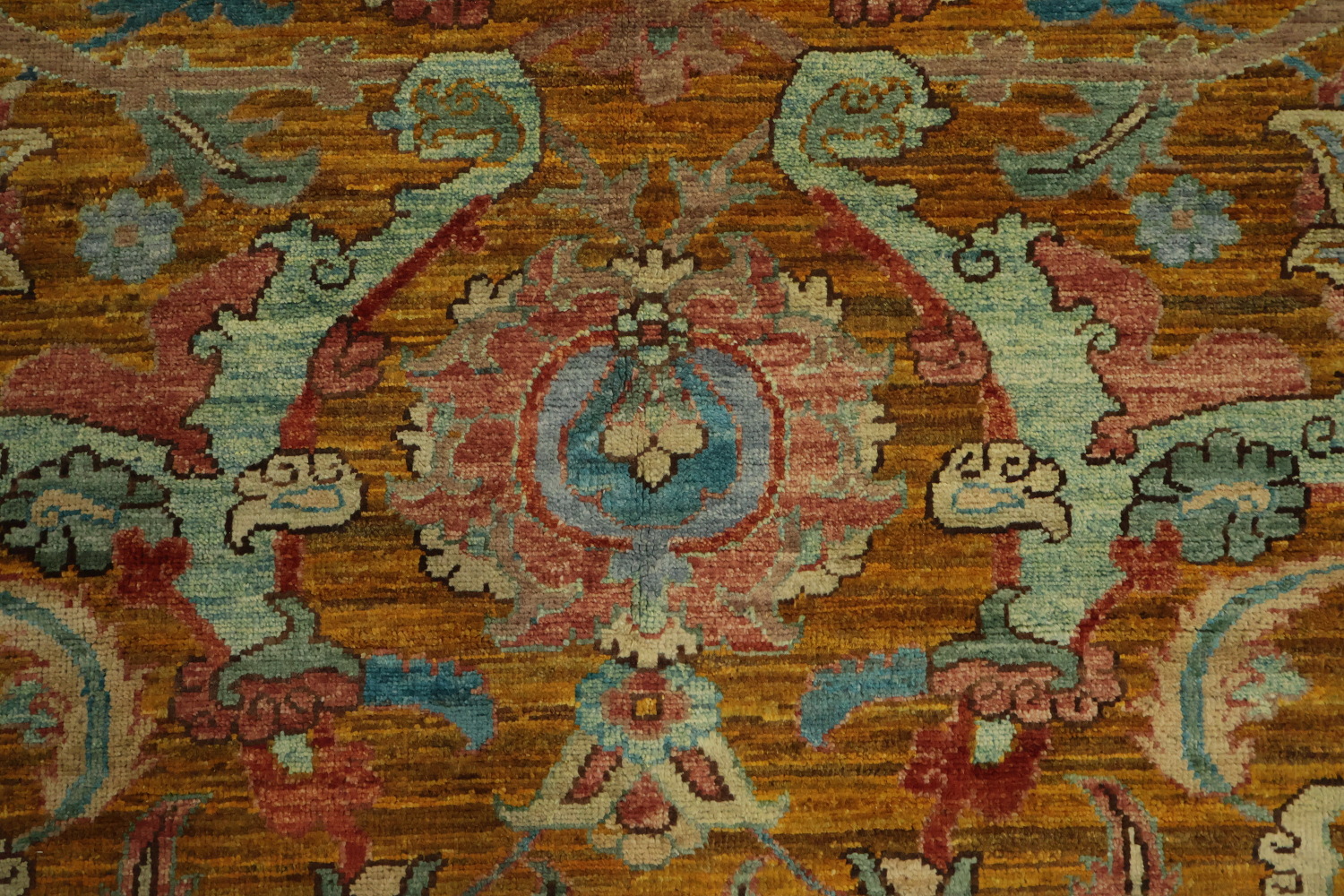 Vegetable Dye Ziegler Wool Large Area Rug 9x12
