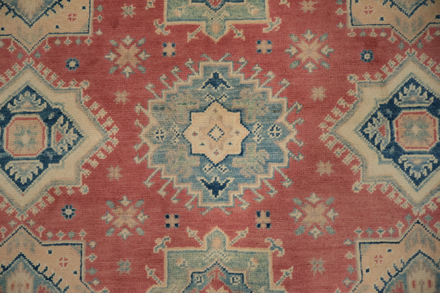 Vegetable Dye Kazak Large Area Rug 9x12