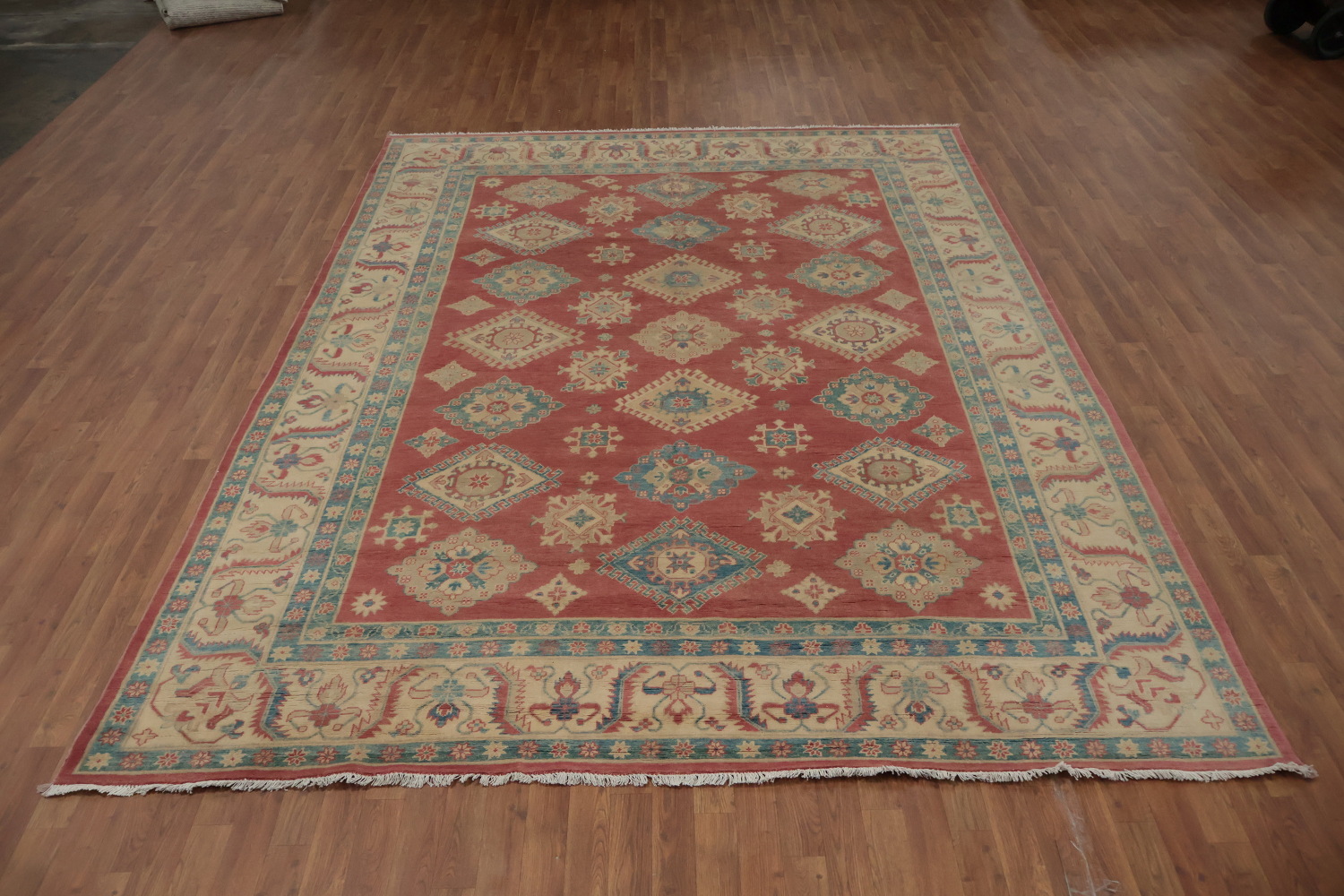 Vegetable Dye Kazak Oriental Area Rug 9x11