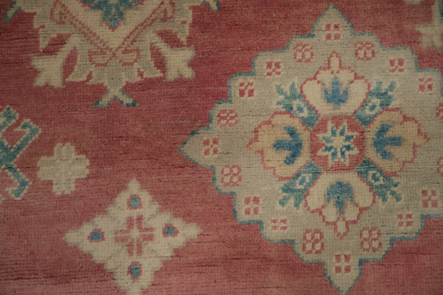Vegetable Dye Kazak Oriental Area Rug 9x11
