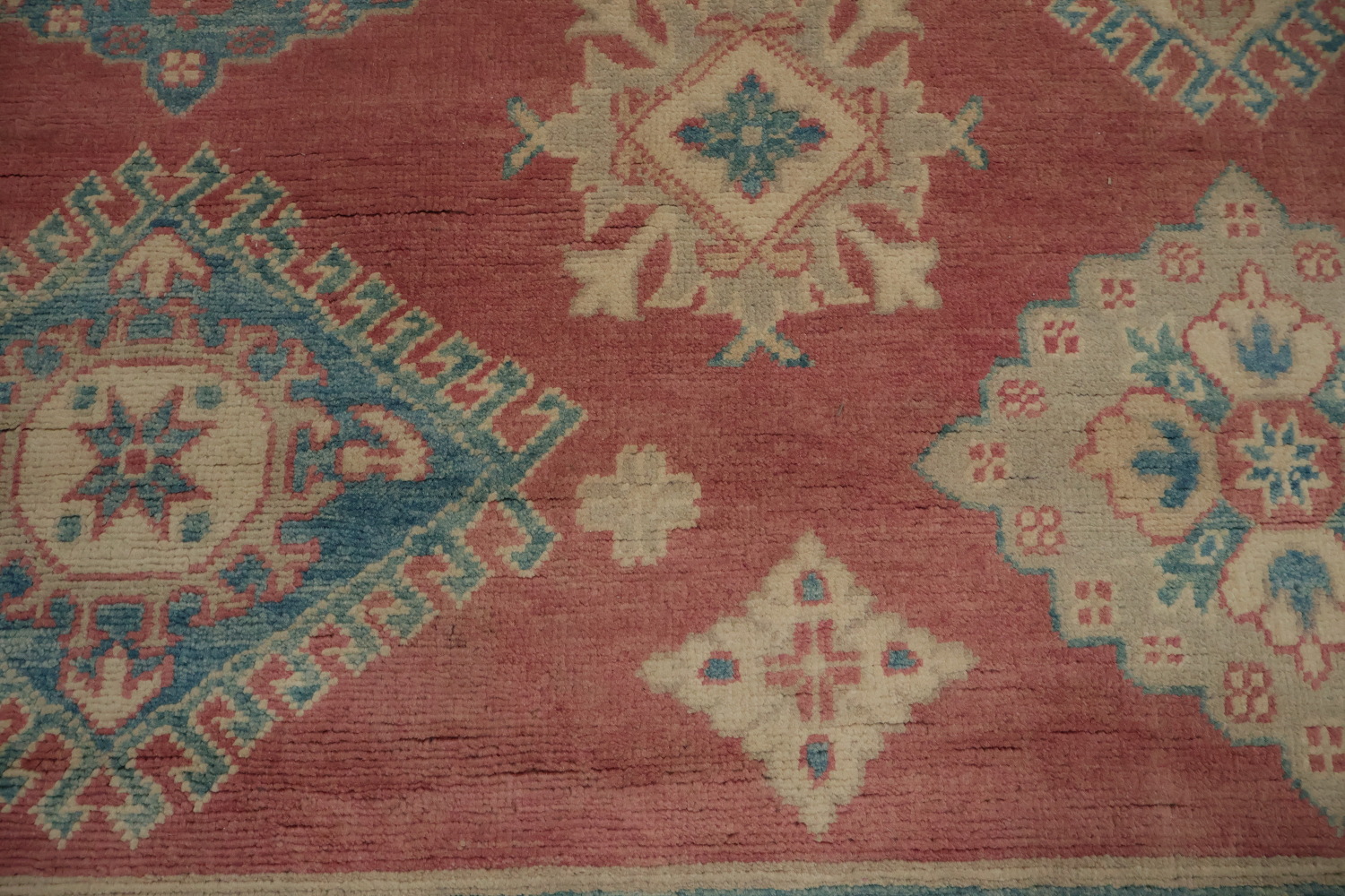 Vegetable Dye Kazak Oriental Area Rug 9x11