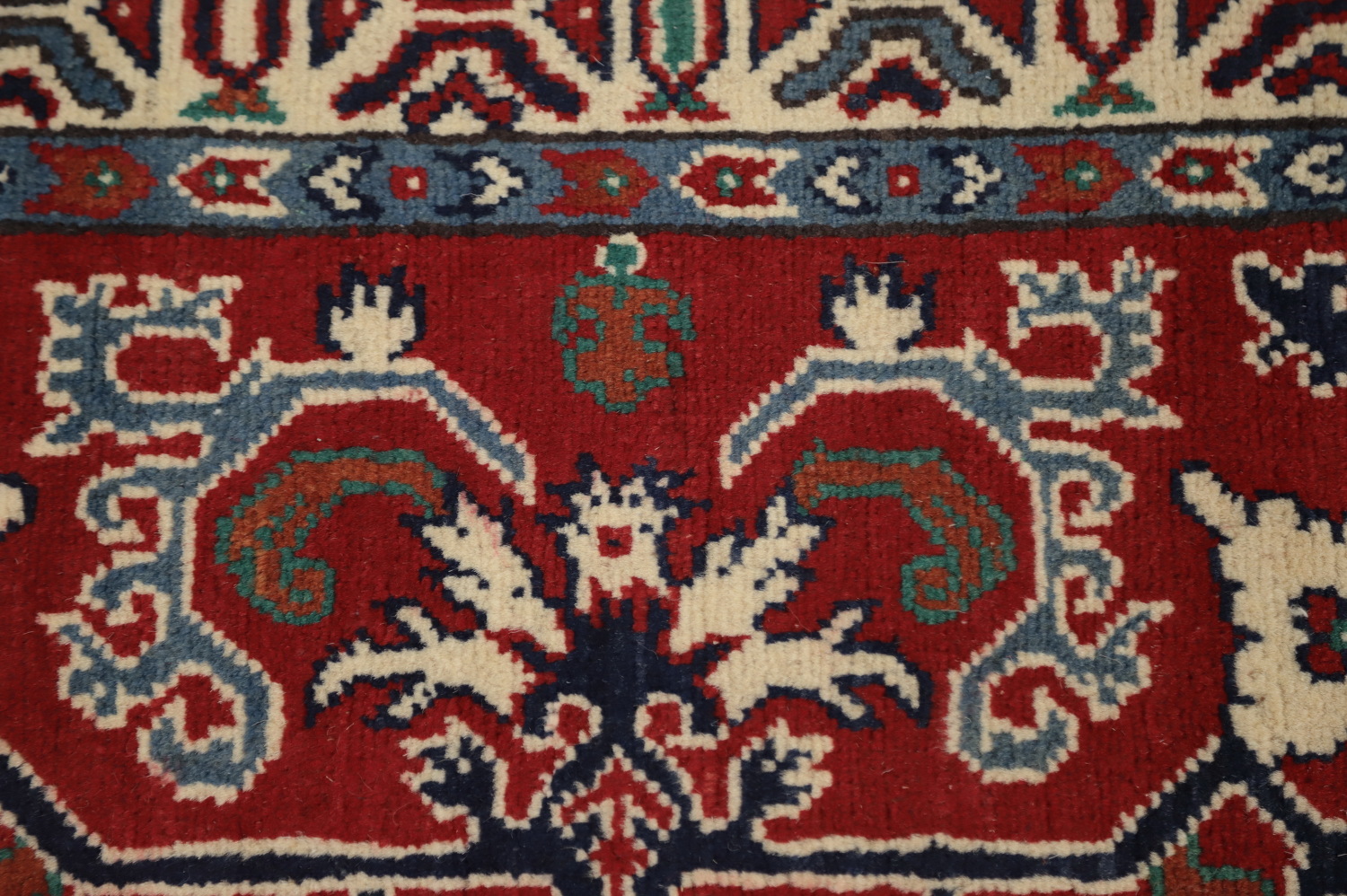 Vegetable Dye Heriz Serapi Oriental Runner Rug 3x16