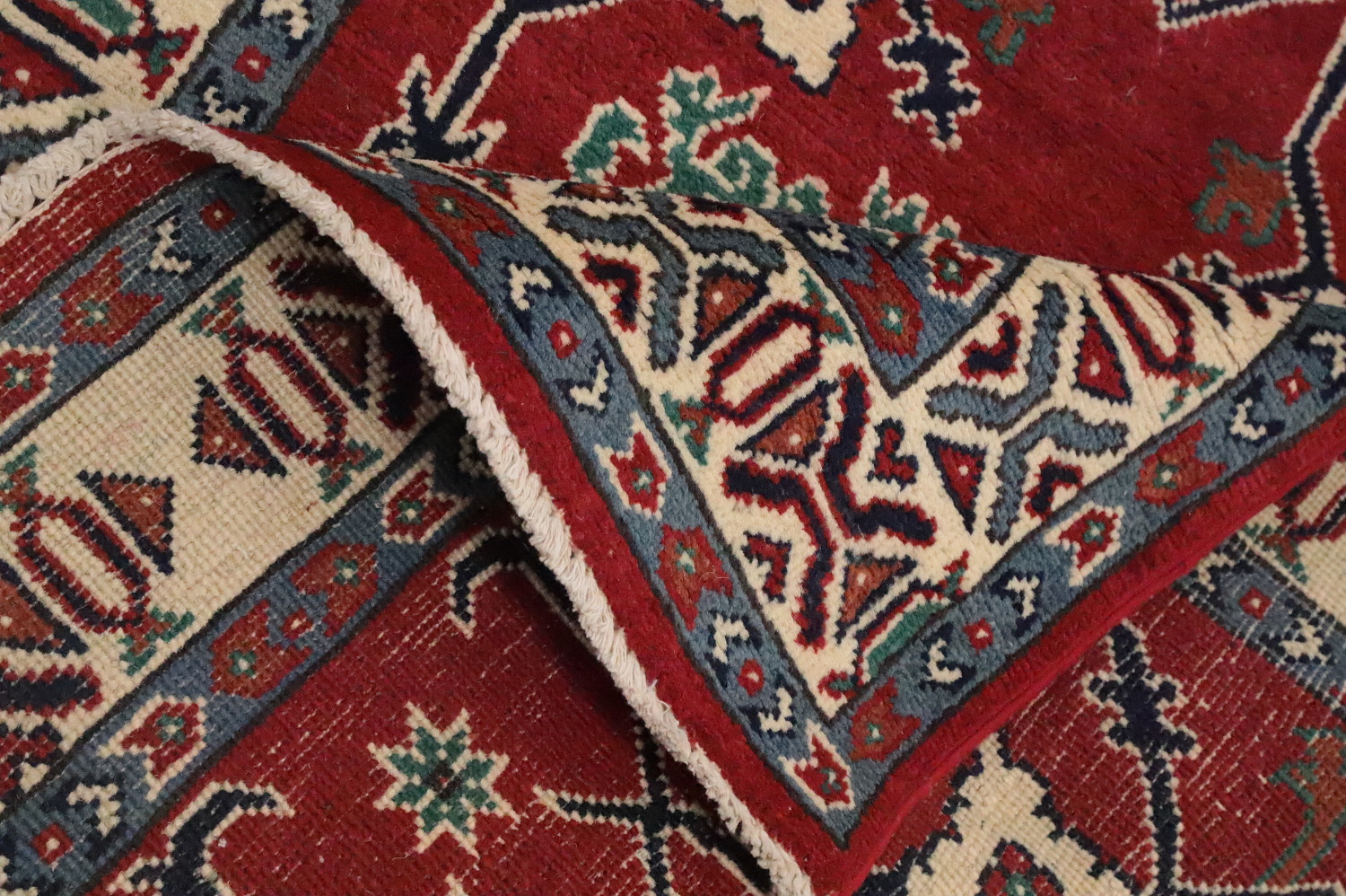 Vegetable Dye Heriz Serapi Oriental Runner Rug 3x16