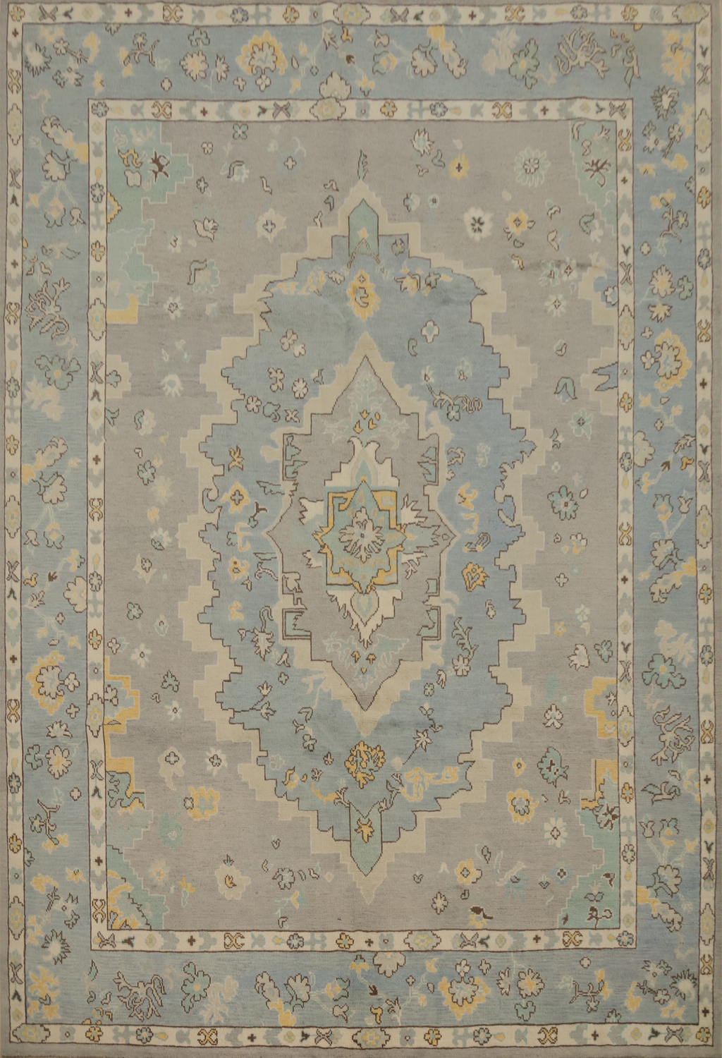 Vegetable Dye Oushak Oriental Area Rug 8x10