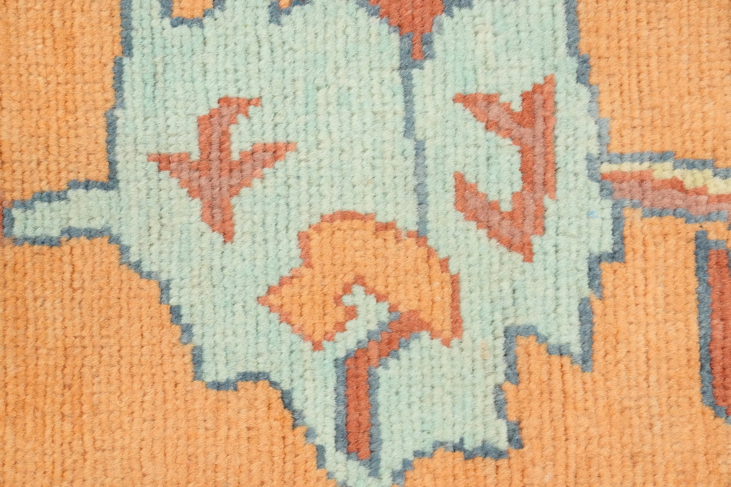 Vegetable Dye Oushak Large Area Rug 10x13
