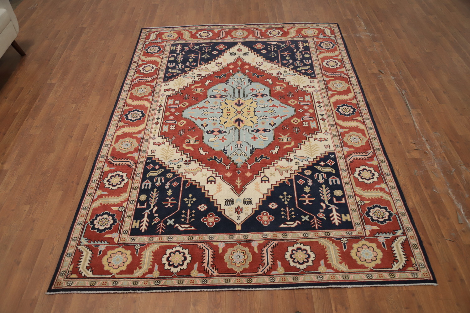 Vegetable Dye Heriz Serapi Oriental Area Rug 6x9