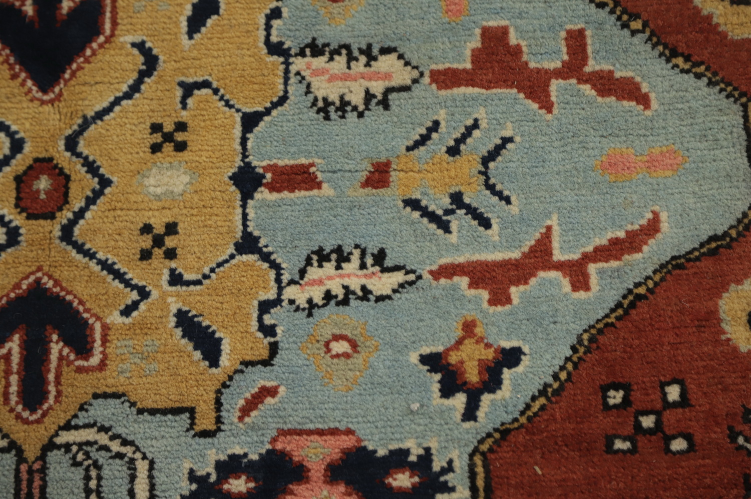 Vegetable Dye Heriz Serapi Handmade Area Rug 6x9