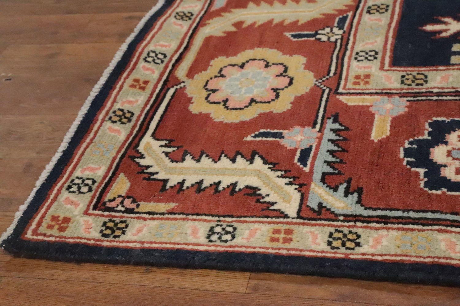 Vegetable Dye Heriz Serapi Handmade Area Rug 6x9