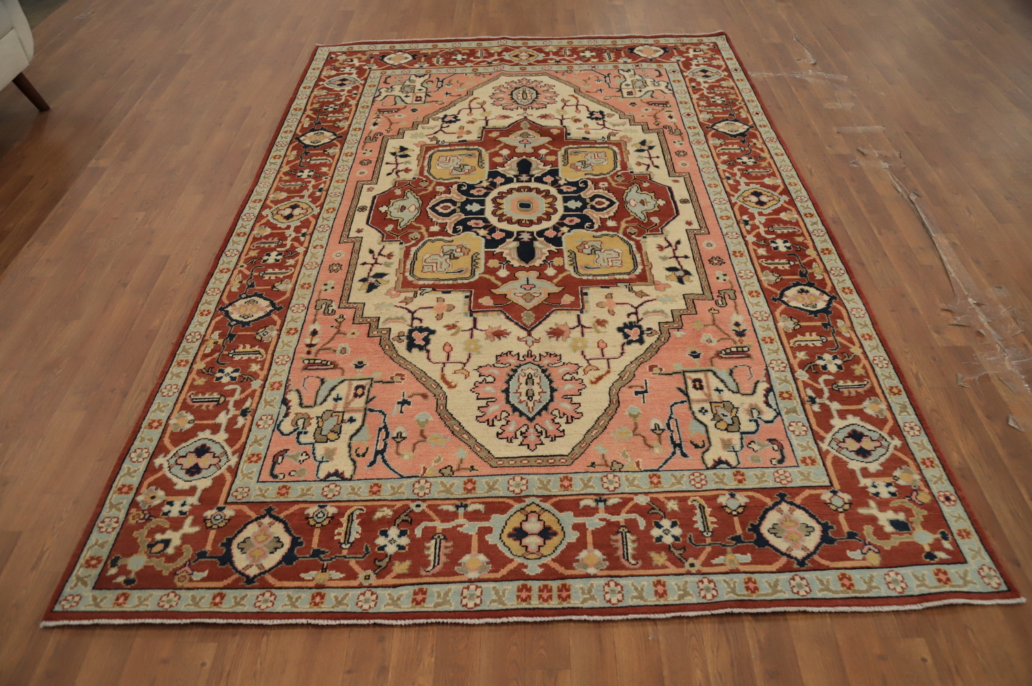 Vegetable Dye Heriz Serapi Oriental Area Rug 6x9