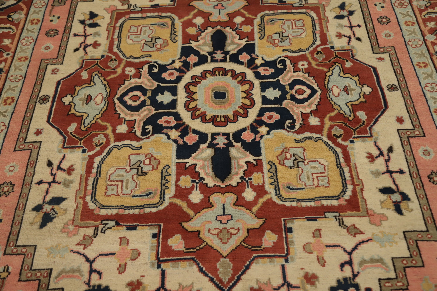 Vegetable Dye Heriz Serapi Oriental Area Rug 6x9