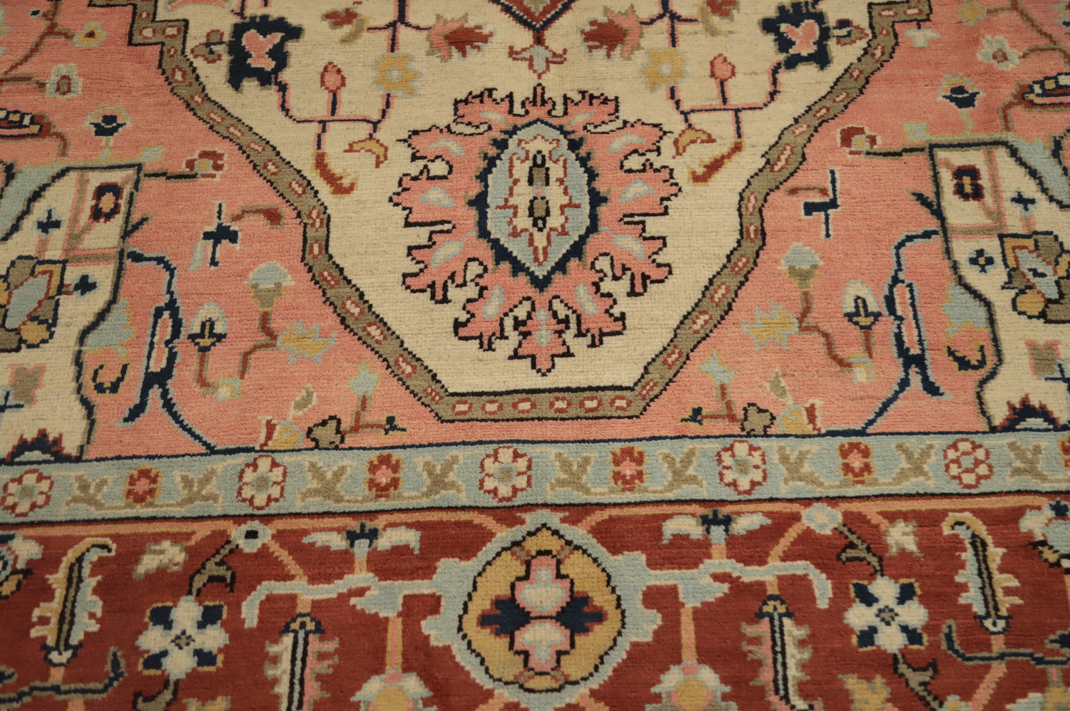 Vegetable Dye Heriz Serapi Oriental Area Rug 6x9