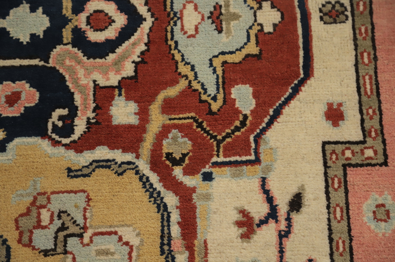 Vegetable Dye Heriz Serapi Oriental Area Rug 6x9