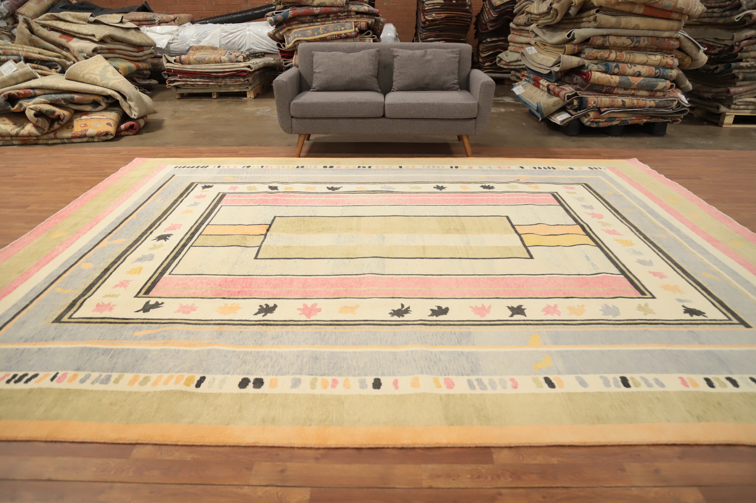 Vegetable Dye Gabbeh Persian Area Rug 10x13