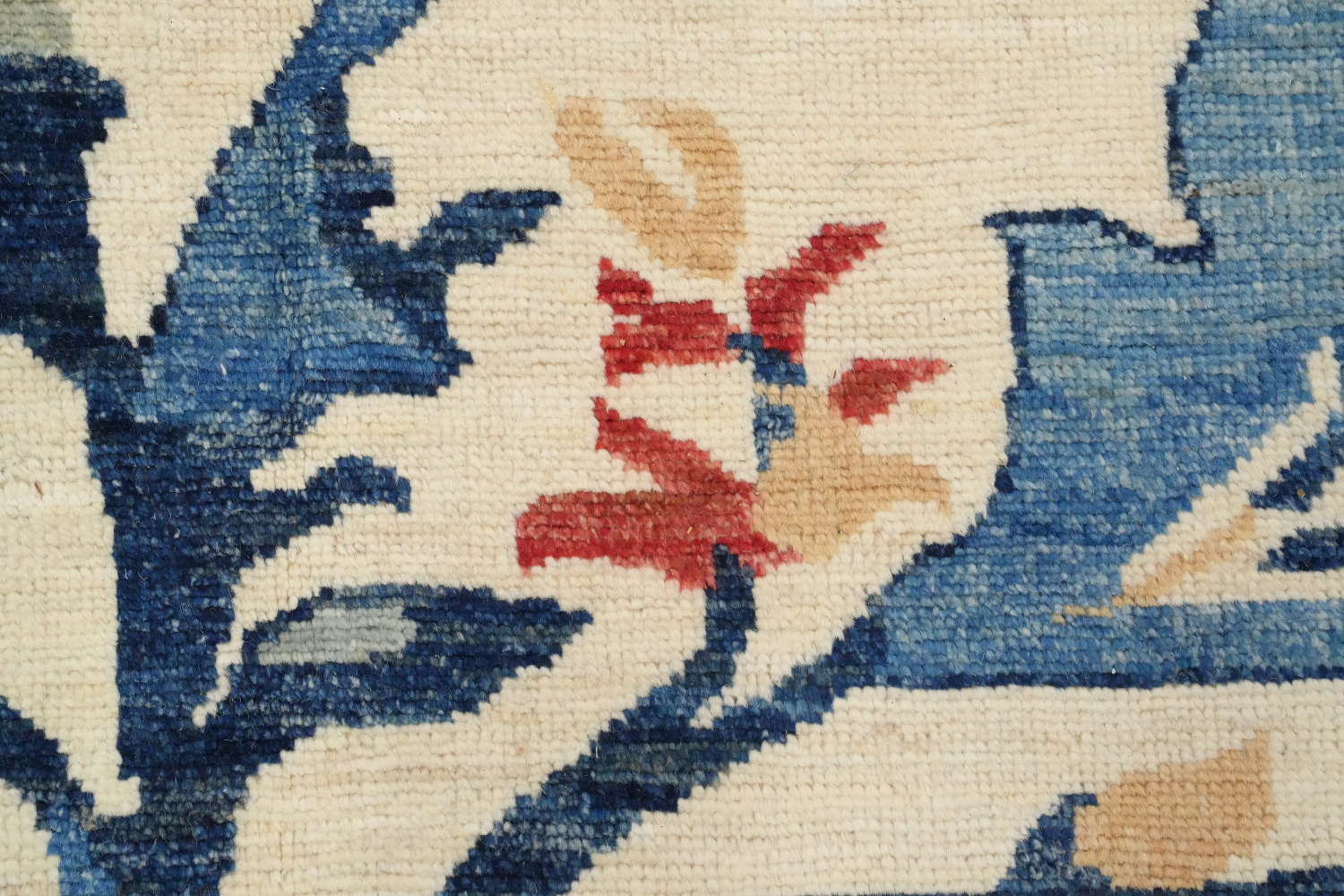 Vegetable Dye Oushak Floral Wool Area Rug 8x10