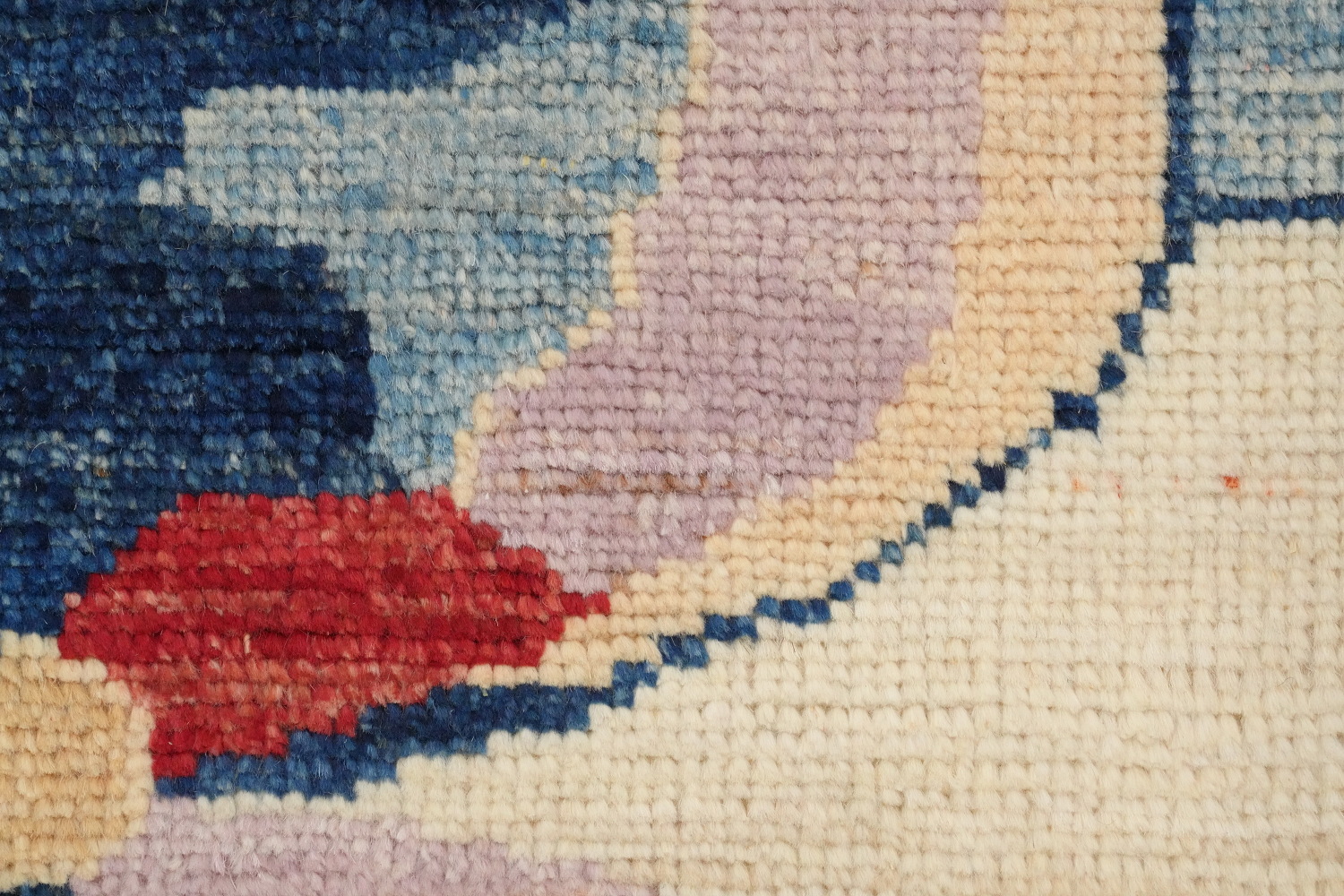 Vegetable Dye Oushak Floral Wool Area Rug 8x10
