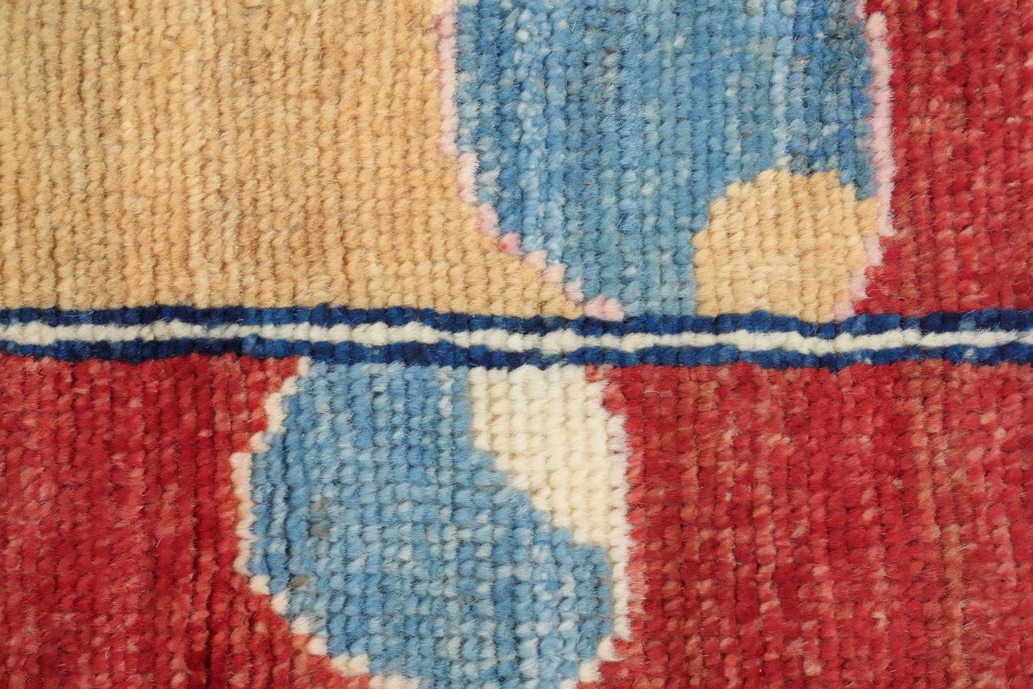 Ivory Wool Floral Oushak Vegetable Dye Area Rug 8x10