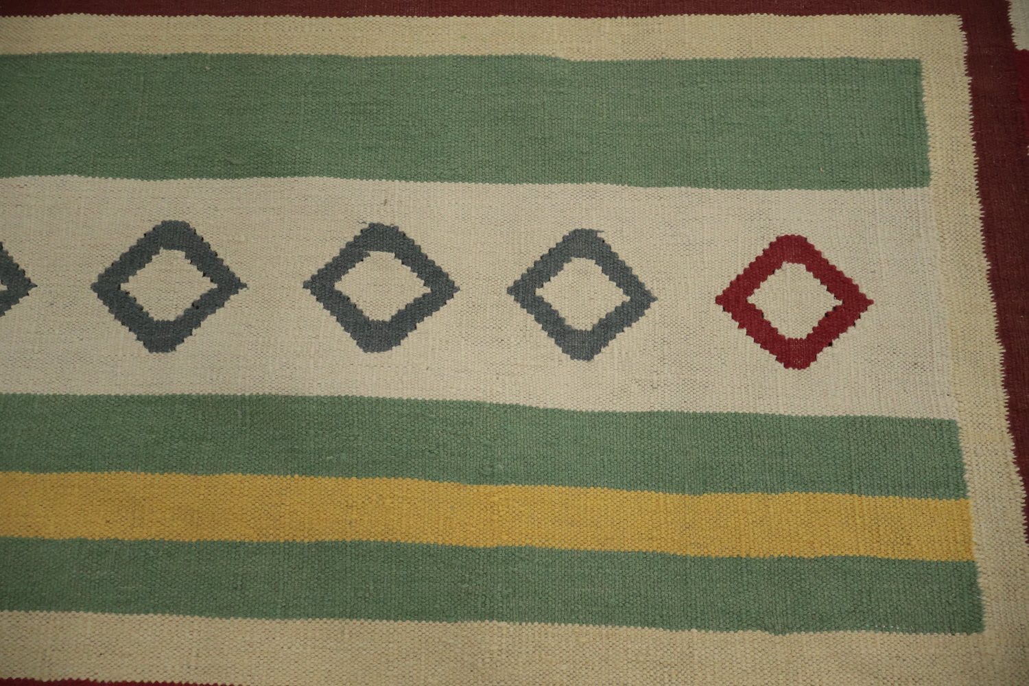 Eclectic Design Kilim Area Rug 10x13 with Intricate Geometric Patterns