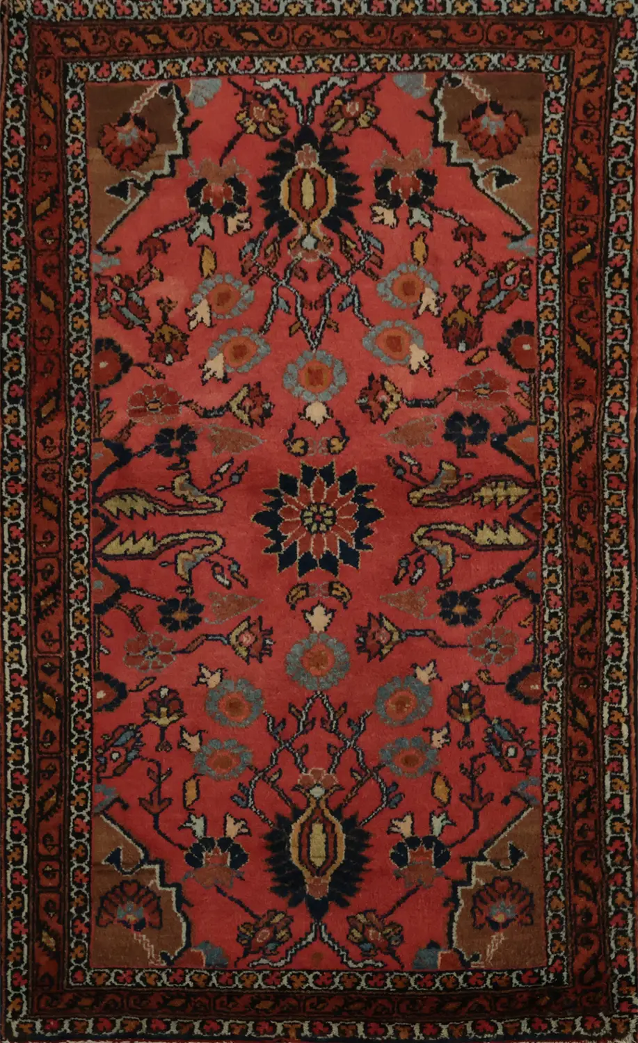Antique Lilian Vegetable Dye Persian Rug 3x4