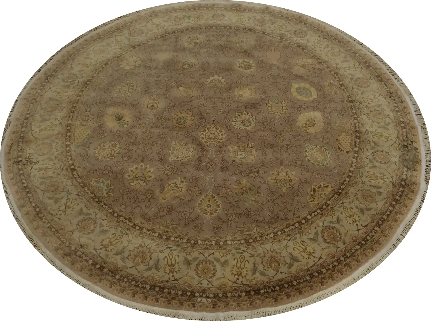 Traditional Style Lilic Round Rug for Cozy Living Spaces 8x8