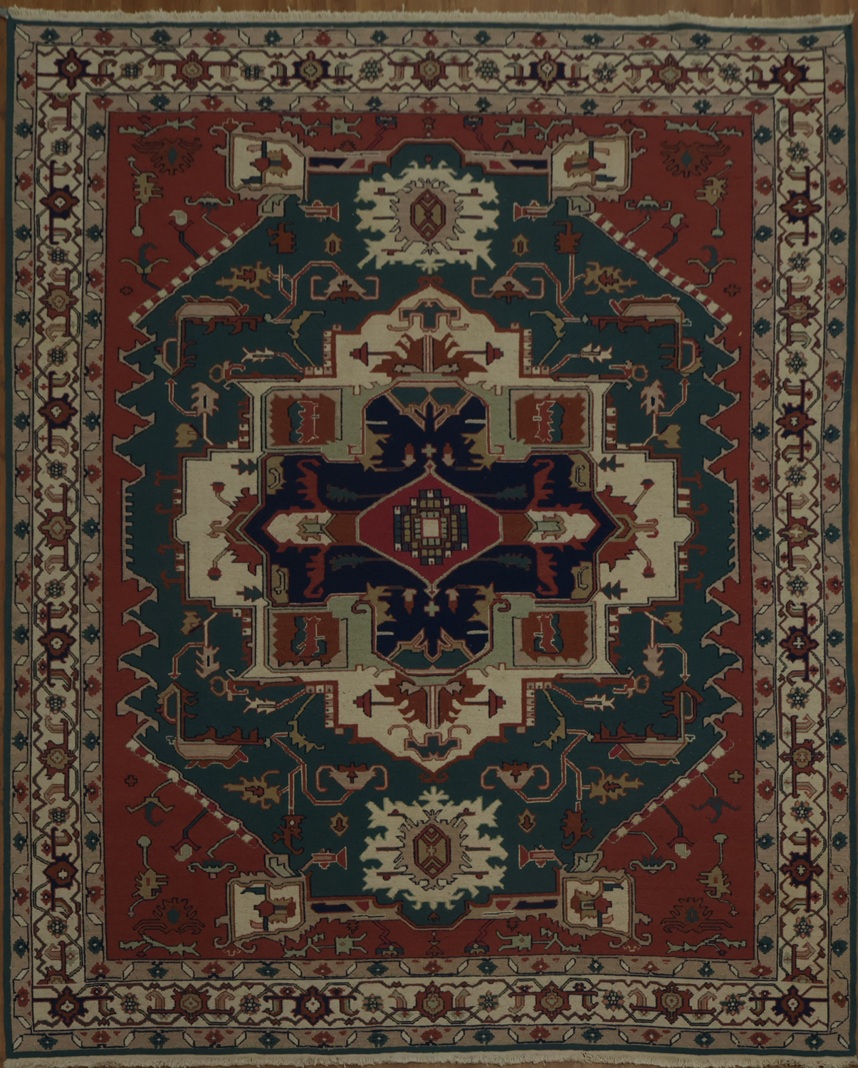 Elegant Geometric Sumak Chinese Area Rug 8x10