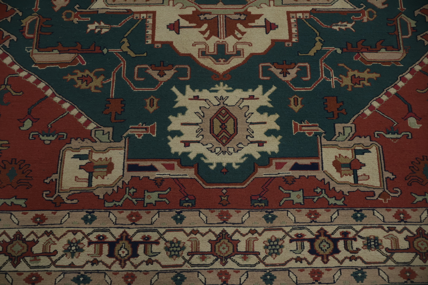 Elegant Geometric Sumak Chinese Area Rug 8x10