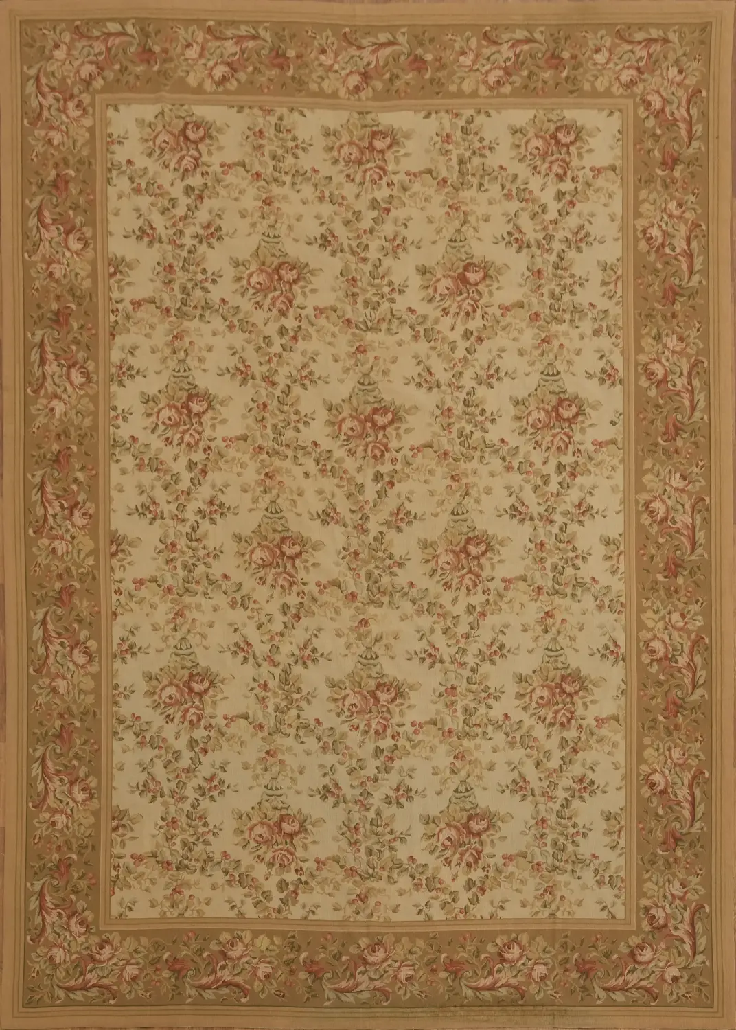 All Over Aubusson Tapestry Chinese Large Rug 10x14