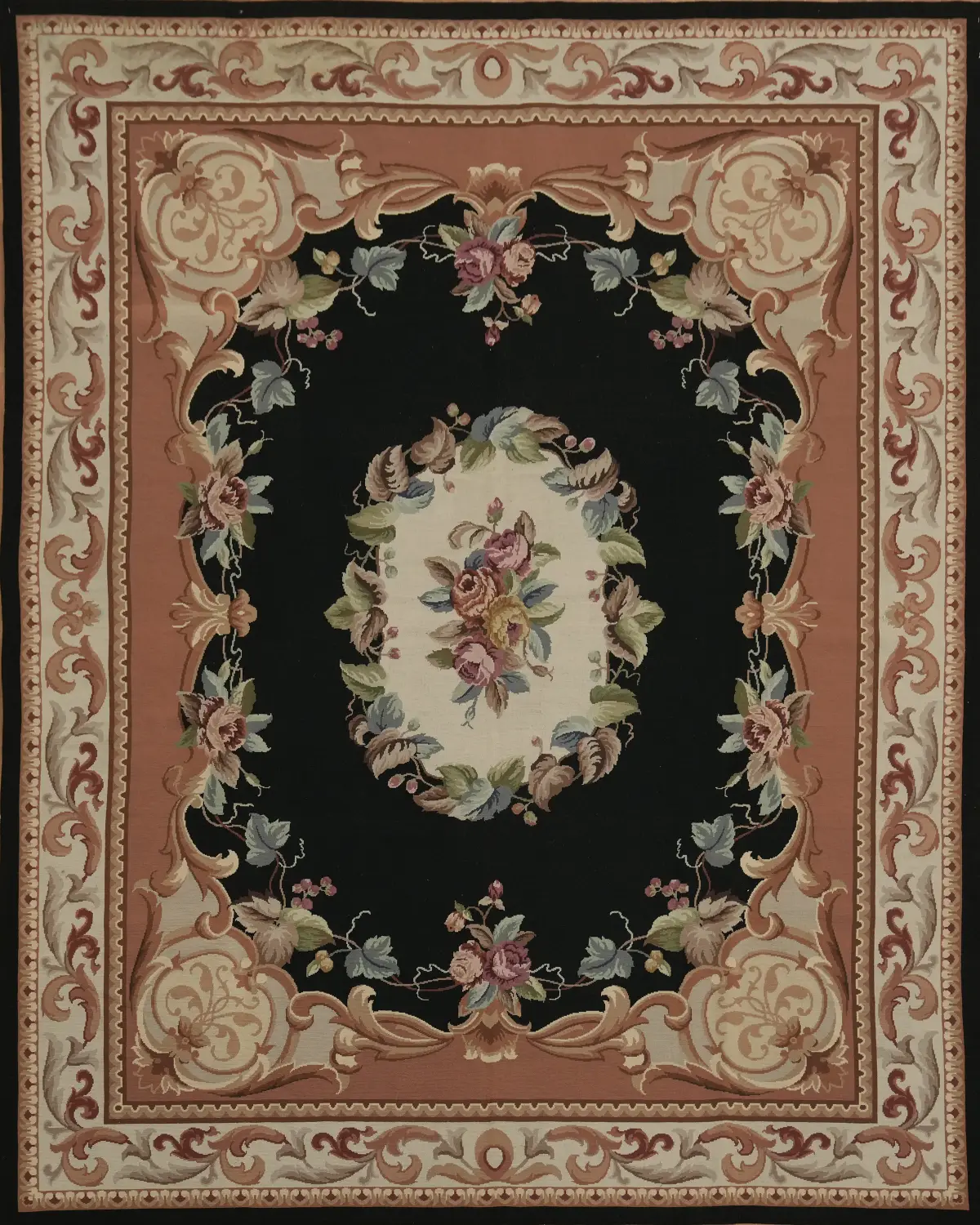Aubusson Tapestry Chinese Area Rug 8x10