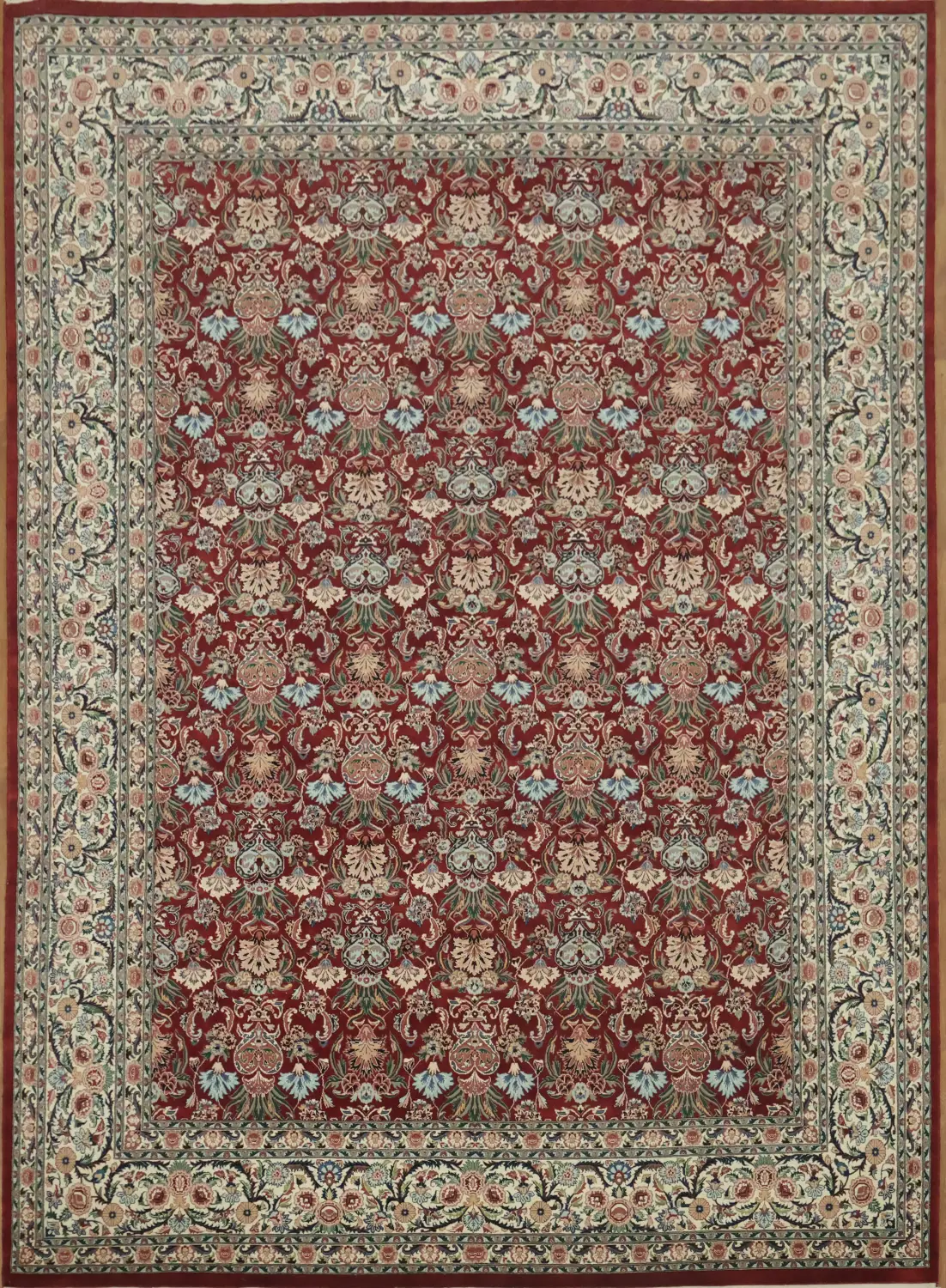 Fine Vegetables Dye Chinese Wool Area Tabriz  Rug 9x12