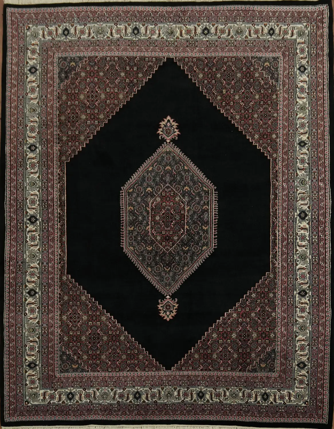 Classic Black Oriental Bidjar Oriental Area Rug 8x10