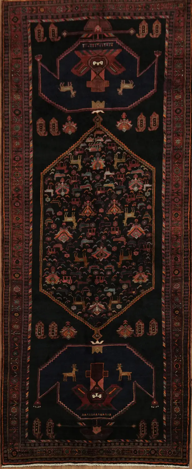Stunning Handcrafted Hamedan Persian Area Rug 5x12