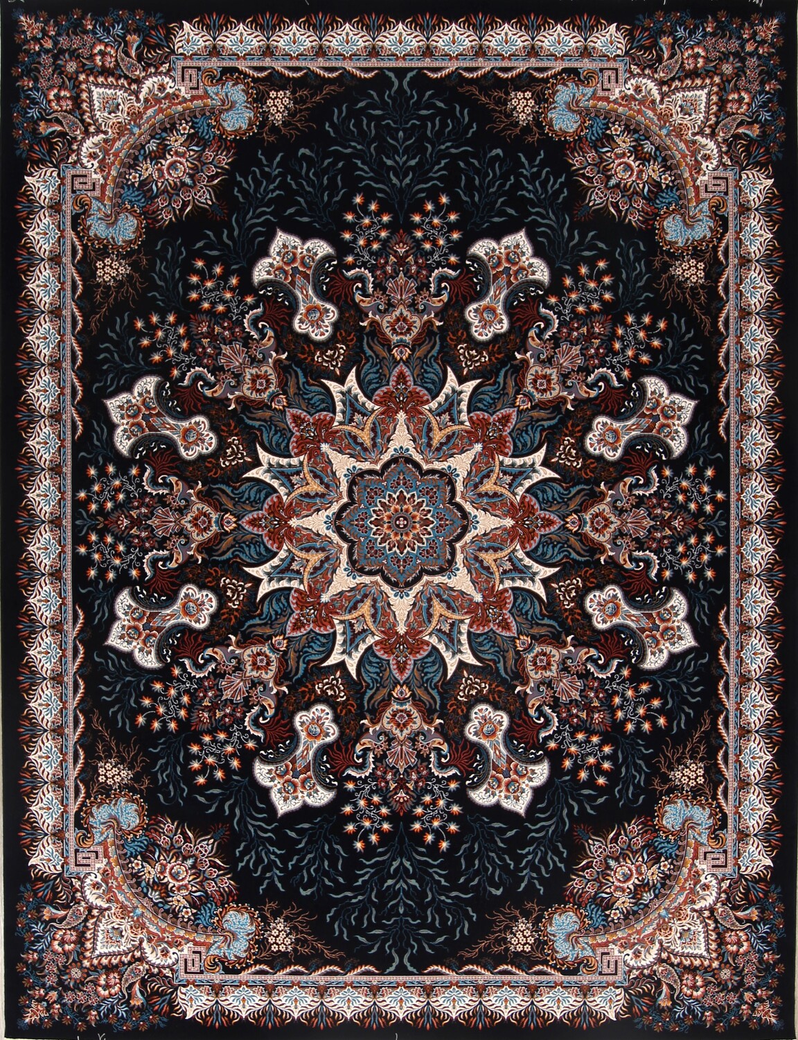 Elegant Medallion Soft Plush 10x13 Tabriz Persian Area Rug