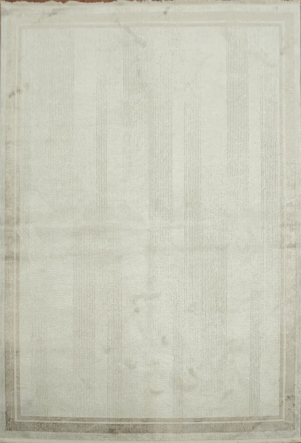 Neutral Toned Beige Rug with Elegant Design Elements 5x8