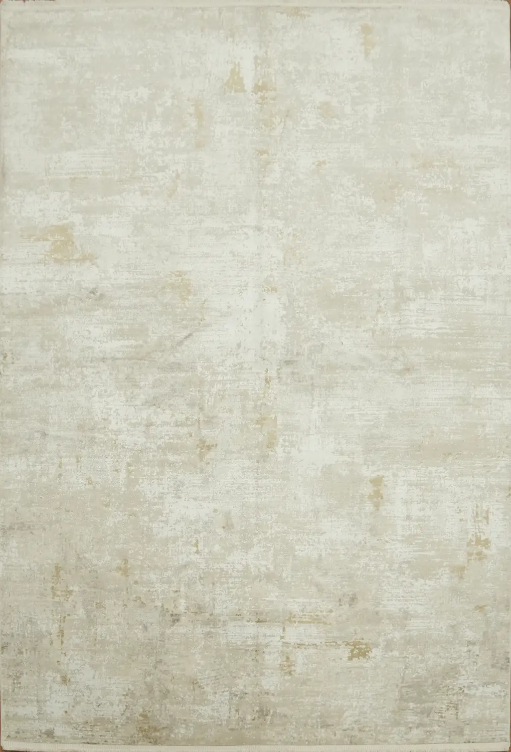 Classic Beige Rug with a Subtle Abstract Design 5x8