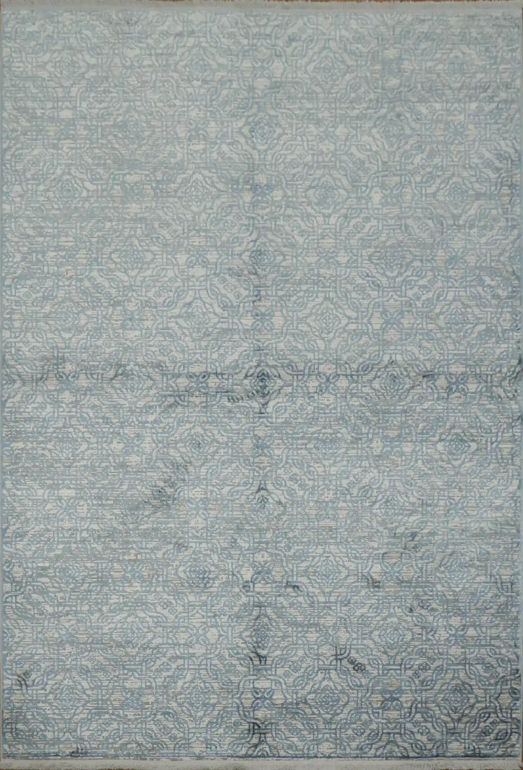 Charming Blue Rug with Subtle Paisley Patterns for Bedrooms 5x8